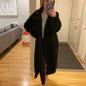 Missguided Jackets & Coats - Black Chunky Borg Teddy Coat Missguided Jackets & Coats - Black Chunky Borg Teddy Coat